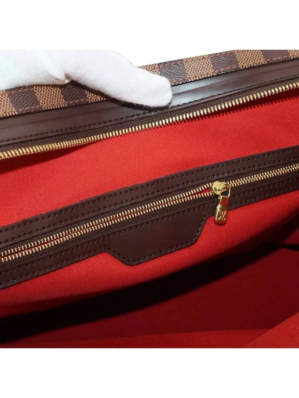 Louis Vuitton Damier Chelsea Tote Ebene Brown